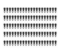 Csnbfiop Lot de 100 clips de fixation pour pare-chocs de voiture - Couvercle arrière FenderLiner Push Type Retainer Pin Rivet Accessoires de rechange pour voiture