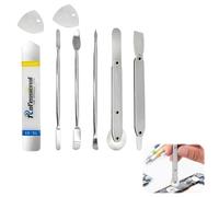 csncis Kit De Réparation 8 Pièces,Outils D’Ouverture en Métal Ultra-Fin | Spatules En Spudger Ergonomique 0,1 Mm,Kit De Démontage Pour Smartphone,Tablette,Ordinateur Portable