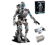 CSNRHG Jouet mécanique squelette robot, 692 pièces, corps rotatif et design positionnable, peut être contrôlé à la main ou à moteur, jouet créatif STEM pour enfants et adultes