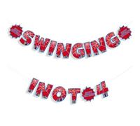 Csoisoy 4th Bannière Anniversaire Araignée, Pré-Assemblée Swinging into 4 Bannière Décorations de Fête sur Thème des Araignées pour Fête d'Anniversaire