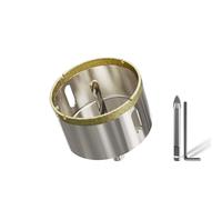 CSOOM Lame de scie 65 mm avec 2 forets de centrage, couronne de forage pour verre, carrelage, céramique, marbre, calcaire