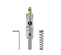 CSOOM Scie-cloche en carbure de tungstène haute performance, coupe-trous TCT. Acier inoxydable et grille métallique sont le choix idéal (18mm)