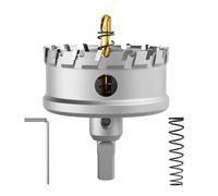 CSOOM Scie-cloche en carbure de tungstène haute performance, coupe-trous TCT. Acier inoxydable et grille métallique sont le choix idéal (75mm)