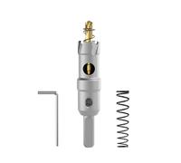 CSOOM Scie-cloche en carbure de tungstène haute performance, coupe-trous TCT. Acier inoxydable et grille métallique sont le choix idéal (19mm)