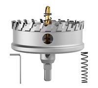 CSOOM Scie-cloche en carbure de tungstène haute performance, coupe-trous TCT. Acier inoxydable et grille métallique sont le choix idéal (100mm)