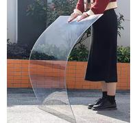 CSPJPIZIYB Toiture en Plaque Polycarbonate de 2 mm D'épaisseur, Plaque Plastique Transparente, Facile à Découper, pour l'agriculture, Le Résidentiel(50x50cm)