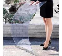 CSPJPIZIYB Toiture Plaque Polycarbonate, Feuille de Plastique Transparent de 4mm D'épaisseur, Découpe Facile, Personnalisation Possible(80x200cm)