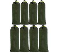 CSPone 8pcs Sac a Sable en Toile Boudin Anti Inondation Contre Sable Inondation Les Modèles Améliorés ne se Fanent pas pour Drainage pour Garage Magasin Ecole Gare Bâtiment Usine Entrepôt