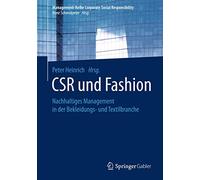 RSE et mode – Gestion durable dans l'habillement et le textile – Springer Verlag