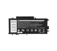 CSrose 60Wh K5XWW Batterie pour Dell Latitude 7389 7390 Latitude 12 5000 5289 2-in-1 L3180 E5289 P29S001 P29S002 Serie Laptop 451-BBZC 6CYH6 71TG4 725KY N18GG CFX97 7.6V Notebook Battery