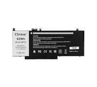 CSrose 62Wh 6MT4T Batterie pour Dell Latitude E5470 E5570 Precision 3510 M3510 Serie 7V69Y TXF9M 0TXF9M 79VRK 07V69Y HK6DV 0HK6DV 079VRK 0TXF9M 451-BBUN 451-BBTW 0C1P4 7.6V Battery