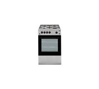 CSS42014FS - Cuisinière - pose libre - largeur : 50 cm - profondeur : 50 cm - hauteur : 85 cm - argent