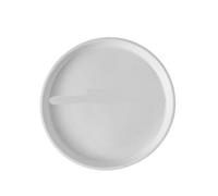 CSSHNL Coupelle Pot De Fleur Lot de 10 soucoupes Rondes en Plastique for Pots de Fleurs, avec système Anti-Goutte, for l'intérieur et l'extérieur du Jardin.(H180 White)
