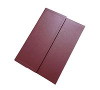 CSSHNL Faire Part De Mariage Couverture de carte d'invitation en papier émeraude, 50 pièces, sans feuille intérieure, sans enveloppe, sans sceau de cire, sans ruban, sans fleur(Dark Red)