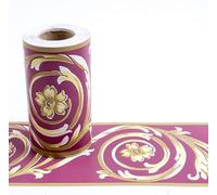 CSSHNL Frise Murale Adhesive Plinthes imperméables auto-adhésives 10M de longueur autocollants muraux de bordure de taille(1028)