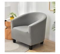 CSSHNL Housse Fauteuil Solid Color Armchair Couch Cover Relax Stretch Single Seater Bath Tub Club Sofa Slipcover for Living Room Elastic Cover Washable(A2 Sofa Cover)
