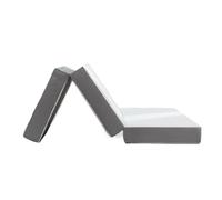 CSSHNL Matelas Pliant Matelas en Mousse à mémoire de Forme Pliable Trois Parties 3 Pouces, surmatelas for lit d'appoint, Sol Portables, côtés Maille Respirante avec Ultra Doux