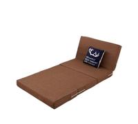 CSSHNL Matelas Pliant Matelas Pliable en Mousse à mémoire de Forme Tatami Yoga Pad éponge for Bureau Pause déjeuner Meubles lit Simple(Brown,90x200x8cm)