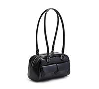 CSSHNL Sac à épaule Sac bowling for femme, sac fourre-tout, à bandoulière, sacs main for(Black)