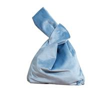 CSSHNL Sac À Main Noué Sac À Main Vintage Décontracté For Femmes, Sac Pliable Réutilisable En Tissu Velours, Sac De Poignet Japonais Hefeng, Sac De Rangement For Clés De Marche(Color-5)