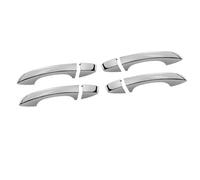 CSSPDM Autocollant décoratif pour poignée de porte latérale, accessoire style, noir chromé, pour VW Pour GOLF 7 MK7 2013-2019(Style3)