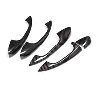 CSSPDM Couvercle chromé de bol poignée porte voiture LHD, autocollant d'accessoires pour Benz W205 GLC X253 E W213(B Carbon)