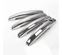 CSSPDM Décor de Remplacement Garnitures Poignées Porte Chromées pour Citroën C3 MK1 2002 2003 2004 2005 2006 2008 2009, Autocollants(for 4 Door)