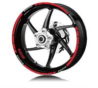 CSSPDM Facile à Installer Autocollants De Roue De Moto, Kit D'autocollants À Rayures Réfléchissantes Et Imperméables Pneus pour XSR700 XSR900 XSR 700/900(Style 3)