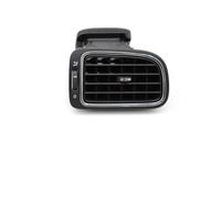 CSSPDM Panneau de Ventilation pour Voiture Tableau De Bord Avant Voiture Noir Mat, Grille D'aération Centrale Gauche Droite pour VW pour Polo 2011 - 2018