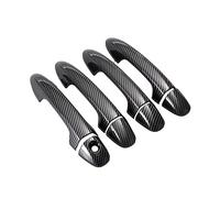 CSSPDM Poignée De Porte Voiture Bol Couverture Décor Garniture Autocollant Style Accessoires Pour Toyota Rav4 Rav 4 Xa40 2014-2019 Cadre(3)