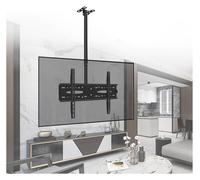 CSSQCSSUANB Support TV de Plafond, Support TV de Plafond élect Adjustable Tilt and Swivel LCD TV Ceiling Mount, Fits 40-70 inch TVs(500-1500mm)(500-3000mm)