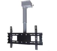 CSSQCSSUANB Support TV de Plafond, Support TV de Plafond élect Electric Adjustable Ceiling TV Mount Bracket, Motorized TV Mount, for Large Screen 26-70 inch TVs TV Wall Bracket Mount(80cm)(50cm)