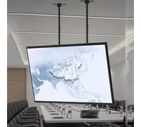 CSSQCSSUANB Support TV de Plafond, Support TV de Plafond élect Electric Adjustable Ceiling TV Mount Bracket, Hanging TV Bracket Fits 60-100 inch LED Flat Panel Display
