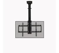 CSSQCSSUANB Support TV de Plafond, Support TV de Plafond élect Electric Adjustable Ceiling TV Mount Bracket, with Remote Control Motorized TV Mount, Hanging TV Mount Bracket