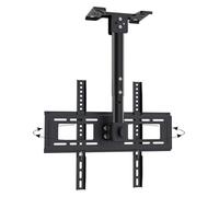 CSSQCSSUANB Support TV de Plafond, Support TV de Plafond élect Telescopic Height Adjustment TV Stand for 26-65 inch TVs, Load Up to 40 Kg