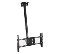 CSSQCSSUANB Support TV de Plafond, Support TV de Plafond élect Tilt and Swivel TV Stand for 50-80 inch TVs, with Load of 100kg/220Lbs, Two Types of Installation(1.6-2.6m)(1.6-2.6m)