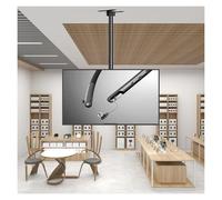 CSSQCSSUANB Support TV de Plafond, Support TV de Plafond élect Tiltable 360 Degree Rotating Ceiling Holder, for 26-60 inch TV Ceiling Mount(2m)(300cm)