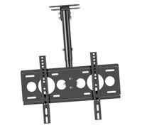 CSSQCSSUANB Support TV de Plafond, Support TV de Plafond élect TV Ceiling Mount, Tilt and Swivel for 27-55 inch TVs, 360 Degree Rotatable, Holds Up to 66lbs/30kg
