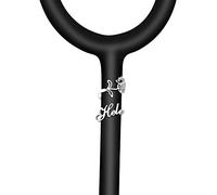 CSstone Étiquette nom stéthoscope, Étiquette ID stéthoscope personnalisée Étiquette stéthoscope infirmière/médecin nom personnalisé Birthflower stéthoscope charme accessoires graduation cadeau