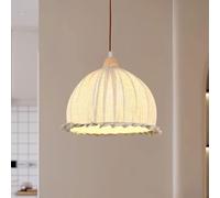 CSSYKV Élégante Suspension Française, Lampe De Salle À Manger, Lanterne Japonaise Antique Avec Structure En Métal, Luminaire De Style Champêtre, Suspension Moderne En Tissu Pour Salon Thé, Chambre