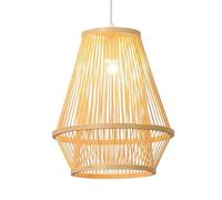 CSSYKV Lustre De Plafond À Baldaquin En Bois, Style Chinois Moderne, Lanterne En Osier Tressé À La Main, Luminaires Bohèmes En Bambou Tissé, Décoration D'hôtel D'Asie Du Sud-Est