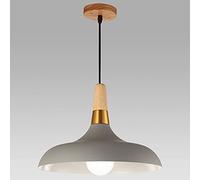 CSSYKV Lustre en Métal Moderne Et Simple Lampe À Suspension en Bois Créative E27 Support De Lampe Tête Unique Réglable Goutte Ligne Table À Manger Bar Décoration Plafonnier Lampe Suspendue