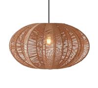 CSSYKV Suspension En Corde De Chanvre Tressée, Lanterne Rétro Artisanale, Lustre E27, Luminaire Suspendu Vintage En Corde Chanvre Pour Restaurant, Salon, Salle À Manger, Chambre, Café, Salon Thé