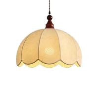 CSSYKV Suspension En Tissu Plissé, Luminaire Bohème Pour Îlot De Cuisine, Lanterne Unique En Lin Tissé À La Main Pour Chambre, Coins Intérieurs, Lustre Décoratif Pour Salle À Manger, Restaurants