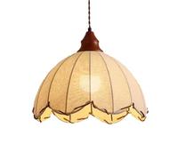 CSSYKV Suspension En Tissu Plissé, Luminaire Bohème Pour Îlot De Cuisine, Lanterne Unique En Lin Tissé À La Main Pour Chambre, Coins Intérieurs, Lustre Décoratif Pour Salle À Manger, Restaurants