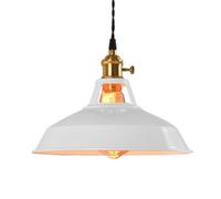 CSSYKV Suspension Moderne Et Élégante 6 Options De Couleurs Pour Les Lustres À Abat-jour En Métal Plafonnier Suspendu Créatif À Un Seul Phare Pour Îlot De Cuisine, Salle À Manger,
