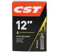CST 070102 Vélo, Noir, 12 1/2 X 2 1/4 47/62-203 DV Tuyau 32 mm