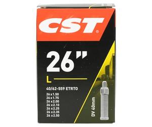 CST 071302 Tuyau de vélo Noir 26 x 1.50-2.50 40/62-559 DV40 mm