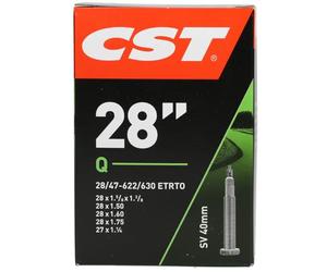 CST 071704 Vélo Tuyau, Noir, 28 x 1 1/8-1.75 28/47-622/635 SV40 mm