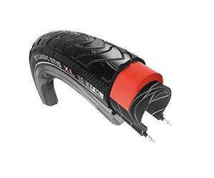 CST Otis Guidoline Mixte Adulte, Noir/Reflex, 28 x 1,40